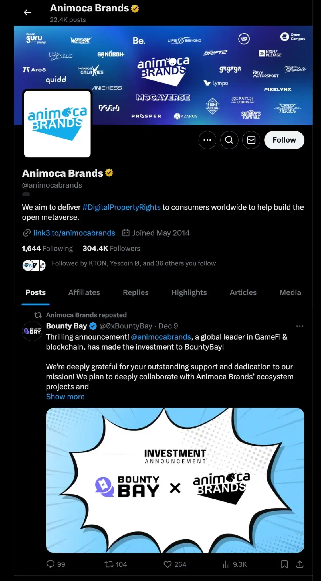 去中心化P2P交易平臺BountyBay完成新一輪融資，Animoca Brands參投｜Kikitrade | 加密貨幣社交型態交易平台